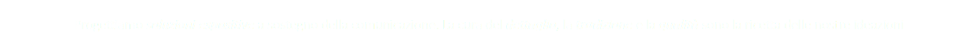 Progettiamo soluzioni espositive a sostegno della comunicazione. La cura del dettaglio, la tradizione e la qualità sono la ricetta delle nostre ideazioni